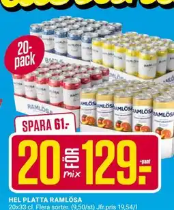 ÖoB HEL PLATTA RAMLÖSA erbjuda