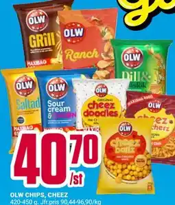 ÖoB OLW CHIPS, CHEEZ erbjuda