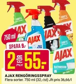 ÖoB AJAX RENGÖRINGSSPRAY erbjuda