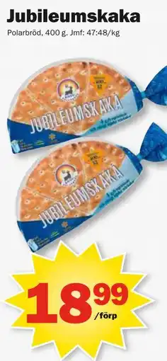 Pekås Jubileumskaka erbjuda