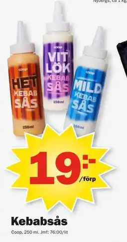 Pekås Kebabsås erbjuda