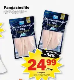 Pekås Pangasiusfilé, Medlemspris erbjuda