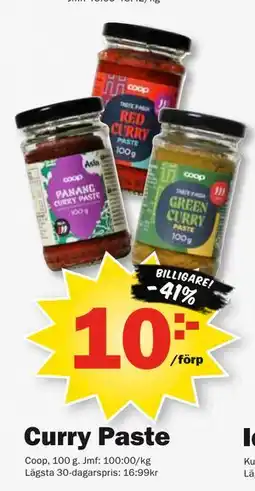 Pekås Curry Paste erbjuda