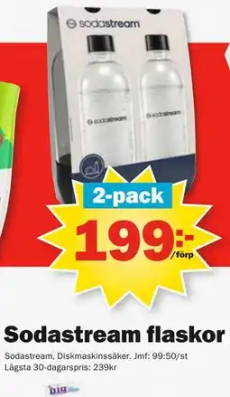 Pekås Sodastream flaskor erbjuda