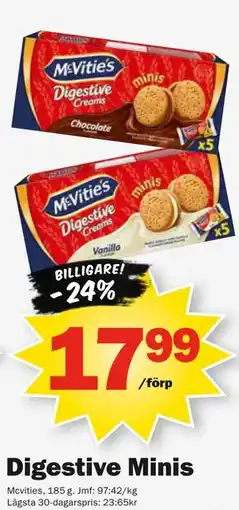 Pekås Digestive Minis erbjuda