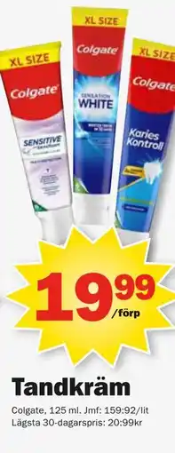 Pekås Tandkräm erbjuda