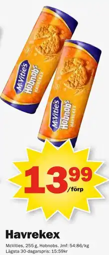 Pekås Havrekex erbjuda