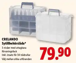 Lidl Crelando Sytillbehörs låda erbjuda