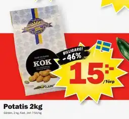 Pekås Potatis 2kg erbjuda