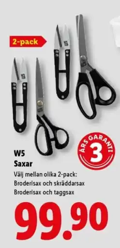Lidl W5 saxar erbjuda