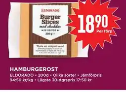 Willys HAMBURGEROST erbjuda