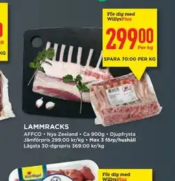 Willys LAMMRACKS, Medlemspris erbjuda