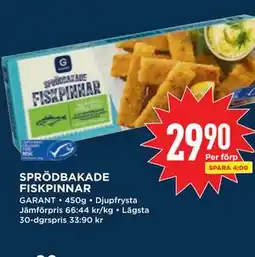 Willys SPRÖDBAKADE FISKPINNAR erbjuda