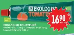 Willys EKOLOGISK TOMATPURÉ erbjuda