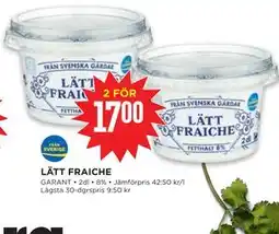 Willys LÄTT FRAICHE erbjuda