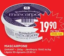 Willys MASCARPONE erbjuda