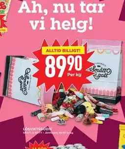 Willys LÖSVIKTSGODIS erbjuda