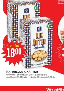 Willys NATURELLA KIKÄRTER erbjuda