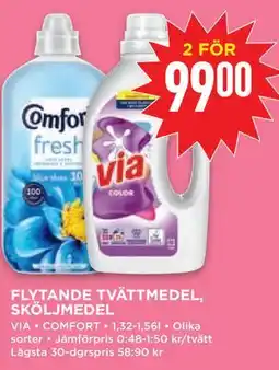 Willys FLYTANDE TVÄTTMEDEL, SKÖLJMEDEL erbjuda