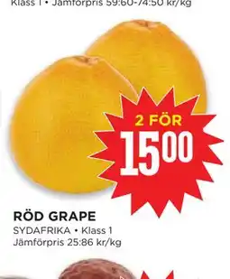 Willys RÖD GRAPE erbjuda