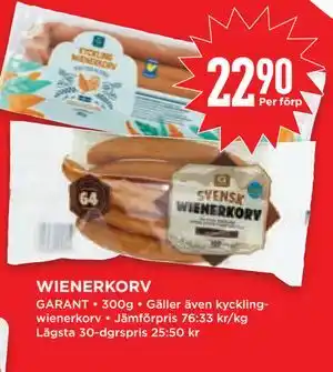 Willys Hemma WIENERKORV erbjuda