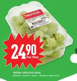 Willys Hemma GRÖNA DRUVOR 500G erbjuda