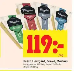ICA Kvantum Präst, Herrgård, Grevé, Morfars erbjuda