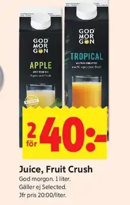 ICA Kvantum Juice, Fruit Crush erbjuda