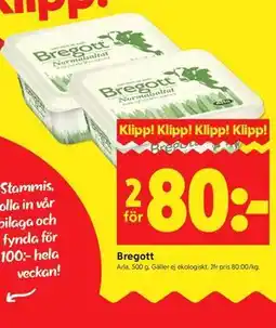 ICA Kvantum Bregott erbjuda