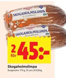 ICA Kvantum Skogaholmslimpa erbjuda