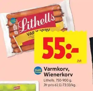 Varmkorv, Wienerkorv