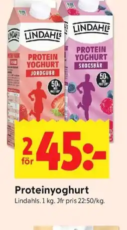 ICA Kvantum Proteinyoghurt erbjuda