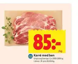 ICA Kvantum Karré med ben erbjuda