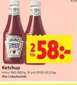 ICA Kvantum Ketchup erbjuda