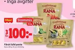 ICA Kvantum Färsk fylld pasta, Medlemspris erbjuda