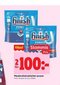ICA Kvantum Maskindisktabletter power, Medlemspris erbjuda