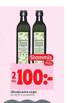 ICA Kvantum Olivolja extra virgin, Medlemspris erbjuda