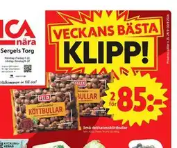 ICA Nära Små delikatessköttbullar erbjuda