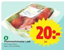ICA Nära Plommontomater i ask erbjuda