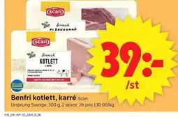 ICA Supermarket Benfri kotlett, karré erbjuda
