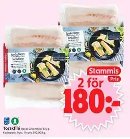 ICA Supermarket Torskfilé, Medlemspris erbjuda