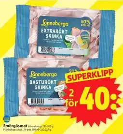 ICA Supermarket Smörgåsmat erbjuda