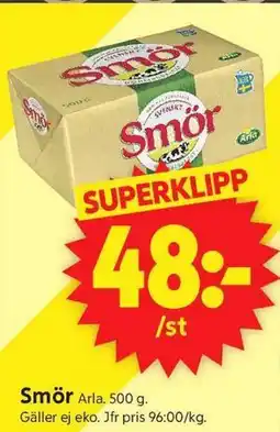 ICA Supermarket Smör Arla erbjuda