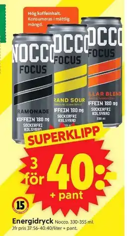 ICA Supermarket Energidryck erbjuda
