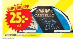 ICA Supermarket Dessertost erbjuda