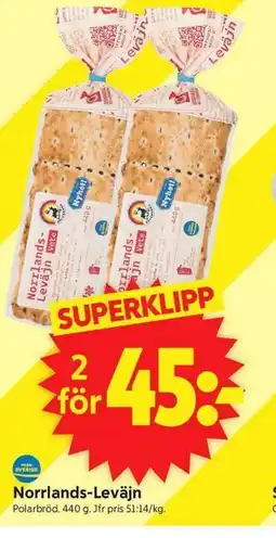 ICA Supermarket Norrlands-Leväjn erbjuda