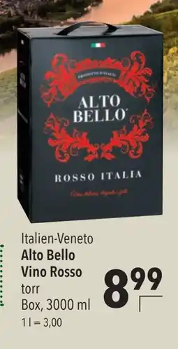 Citti Alto Bello Vino Rosso, EUR 8.99 erbjuda