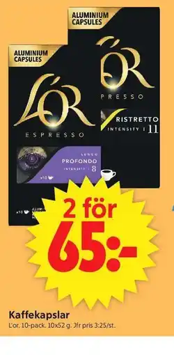 ICA Supermarket Kaffekapslar erbjuda