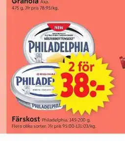 ICA Supermarket Färskost erbjuda