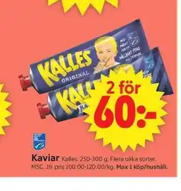 ICA Supermarket Kaviar erbjuda